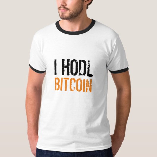 T-shirt I HODL Bitcoin (Devant)