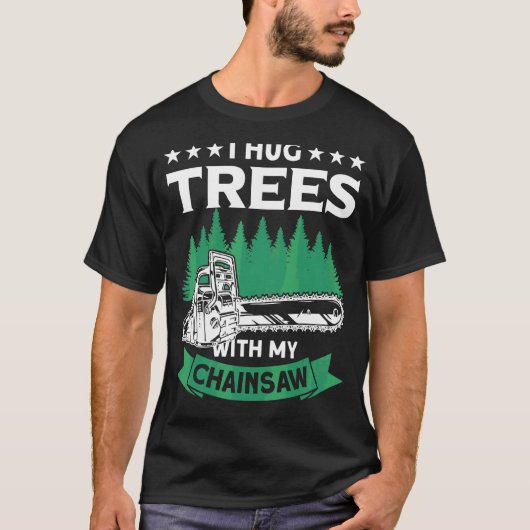 T-shirt I Hug Trees (Devant)