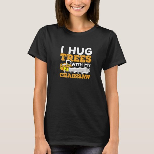 T-shirt I Hug Trees (Devant)