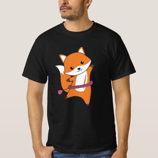 T-shirt I Huller mignon Fox Funny Foxes (Devant)