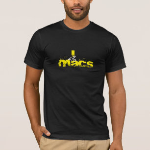 T-shirt I impers de coeur (jaune)