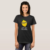 T-shirt I Juice ne peut pas concentrer Funny Lemon Pun Dar (Devant entier)