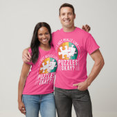 T-shirt I Just Like Puzzles Puzzler Funny Jigsaw Puzzle (Unisexe)