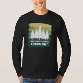 T-shirt I Just Really Like Trees Ok Bushcraft Camping Camp (Devant)