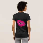 T-shirt I Kissed A Farmer & I Loked It w lips Femmes (Dos entier)