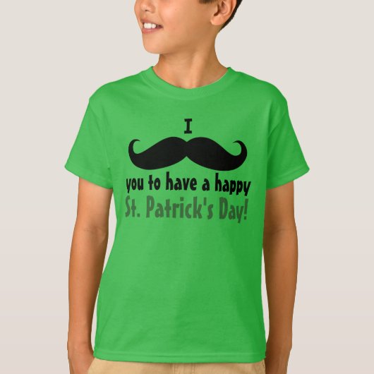 T-shirt I la chemise de l'enfant du jour de St Patrick (Devant)