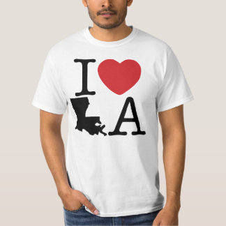 T-shirt I LA de coeur