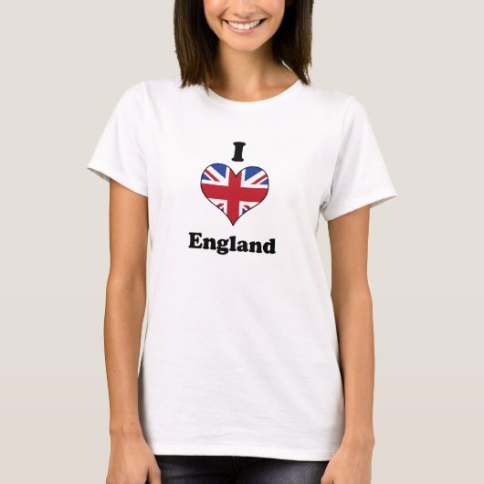 T-shirt I l'Angleterre love (Devant)