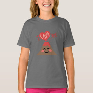T-shirt I lave vous chemise douce de calembour de coeur de