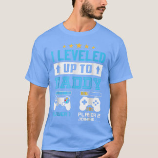 T-shirt I Leveled Up To Daddy 2023 Funny Soon To Be Dad 20