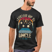 T-shirt I Leveled Up To Uncle 2026 Promoted To First Time (Devant)