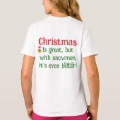T-shirt I like Christmas (Dos)