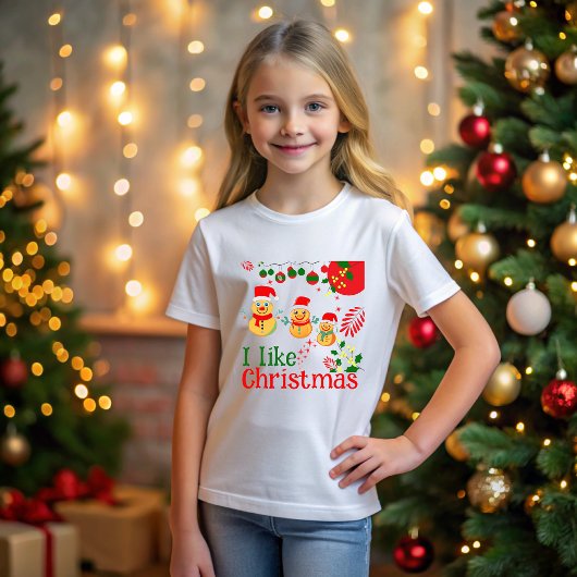 T-shirt I like Christmas