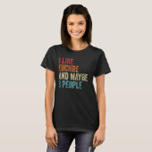 T-shirt I Like Euchre & Maybe 3 People Card Game Gamer Pla (Devant entier)