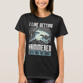 T-shirt I Like Getting Hammered With Marine Organism Marin (Devant)