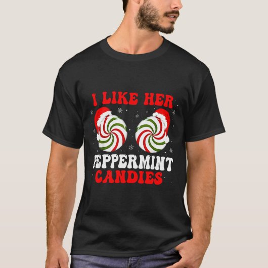 T-shirt I Like Her Peppermint Candies Couples Matching Chr (Devant)