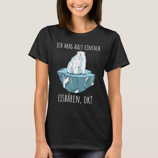 T-shirt I like just holding polar bears ok Eisbär Polar Be (Devant)