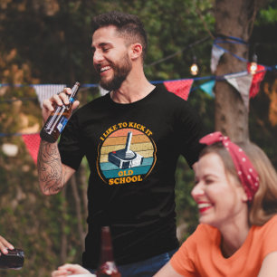 T-shirt I Like Kick it Old School - Drôle jeu vidéo