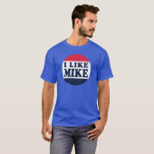 T-SHIRT I-LIKE-MIKE-BUTTON (Devant entier)