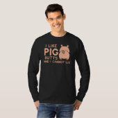 T-shirt I like PIG Butts Barbecue (Devant entier)