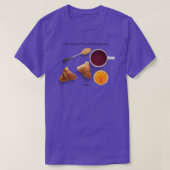 T-shirt I Like Pirates and Tea a a Healthy Quantité Classi (Design devant)