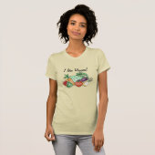 T-shirt I like Veggies - shirt (Devant entier)