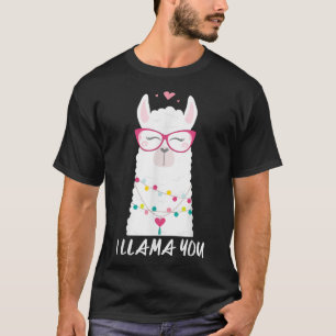 T-shirt I Llama You Valentine's Day Cute Llama Funny Valen