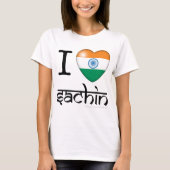 T-shirt I lLove Sachin (Tendulkar) (Devant)