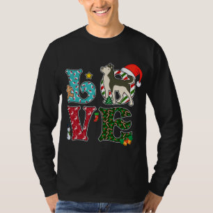 T-shirt I Log Chien Sibérie Husky Noël