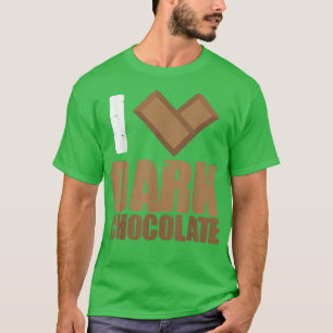 T-shirt I Lok Dark Chocolate Bars Bar Cuisine au lait de c