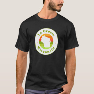 T-shirt I Losse La Crosse Wisconsin Wi-Fi Souvenir