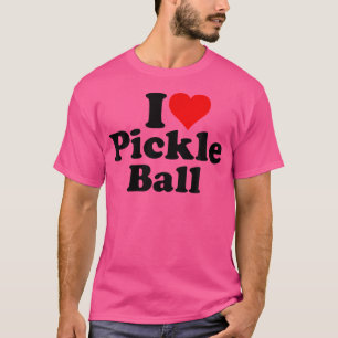 T-shirt I Lot Heart Pickle Ball Pickleball