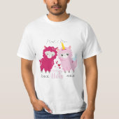 T-shirt I Lots You Llama Customisé Cadeau Lui (Devant)