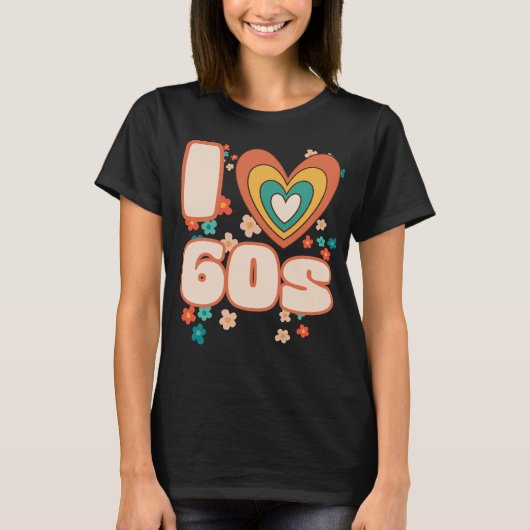 T-shirt I LOVE 60s super rétro (Devant)