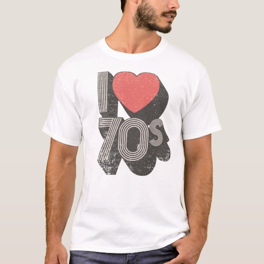 T-shirt I Love 70s (Devant)