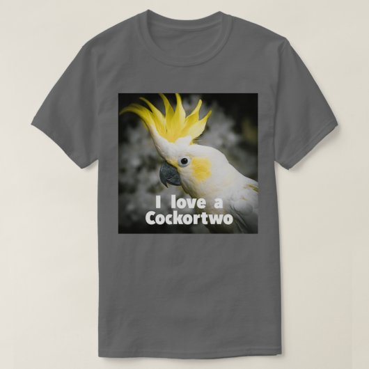 T-shirt I love a Cockortwo (Design devant)