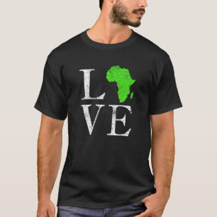 T-shirt I Love Africa African Roots Design