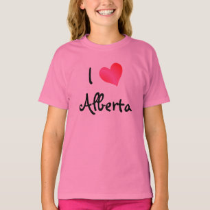 T-shirt I Love Alberta