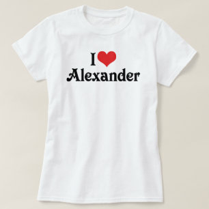 T-shirt I Love Alexander