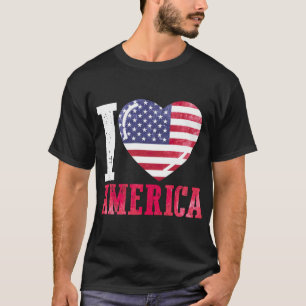 T-shirt I Love America I love America