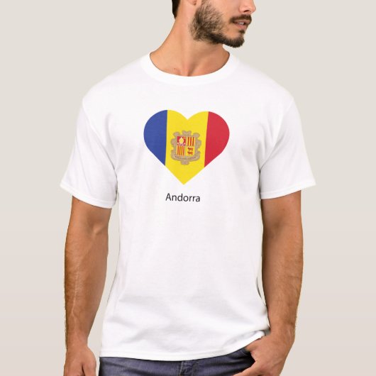 T-shirt I Love Andorra (Devant)