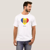 T-shirt I Love Andorra (Devant entier)