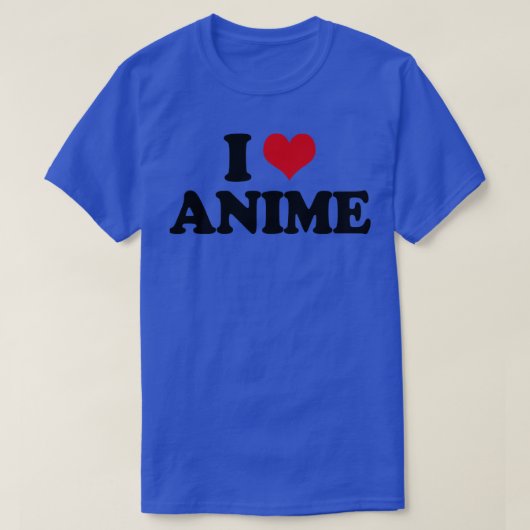 T-shirt I Love Anime1 (Design devant)
