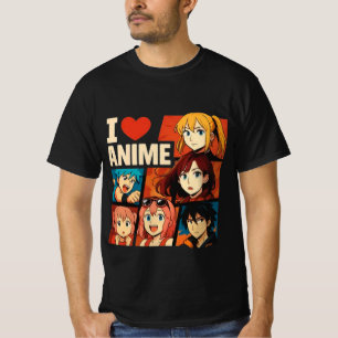 T-shirt I Love Anime Fan Art