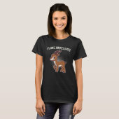 T-shirt I Love Antelopes Cute Antelope Safari Graphic (Devant entier)