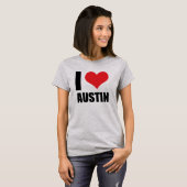 T-shirt I Love Austin (Devant entier)
