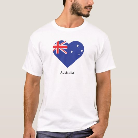 T-shirt I Love Australia (Devant)