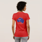 T-shirt I LOVE AUSTRALIA Happy Australia Day 26 janvier (Dos entier)