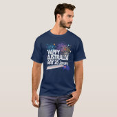 T-shirt I LOVE AUSTRALIA Happy Australia Day 26 janvier (Devant entier)