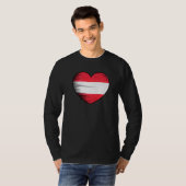 T-shirt I Love Austria My Home Mon Pays Coeur Autriche 5 (Devant entier)